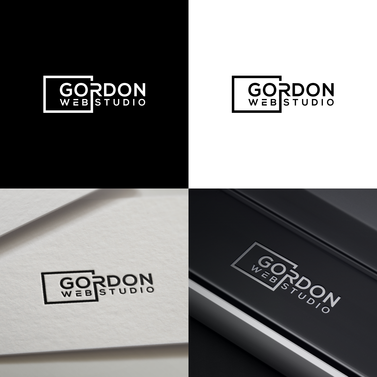 Logo Design by galang1996 2 for Gordon Web Studio | Design #22174845