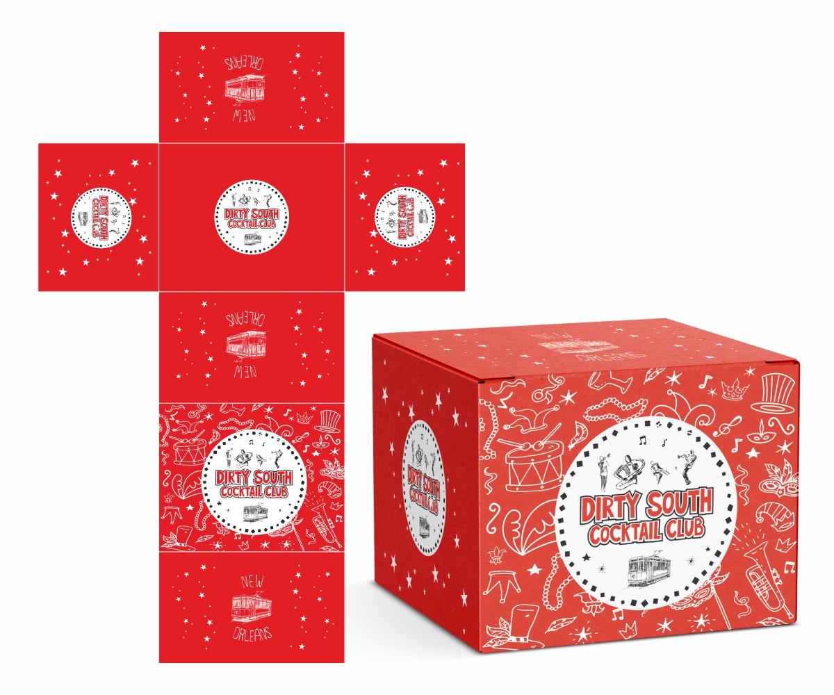Verpackungs-Design von ThomS für Dirty South Cocktail Club | Design #22186717