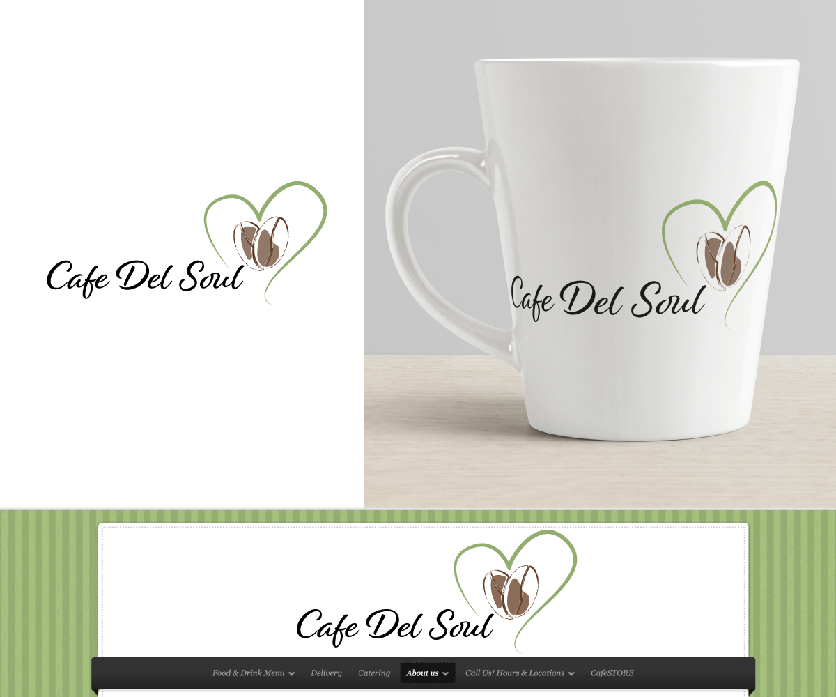 Logo Design by An_Deesigner for Cafe del Soul | Design #22197306