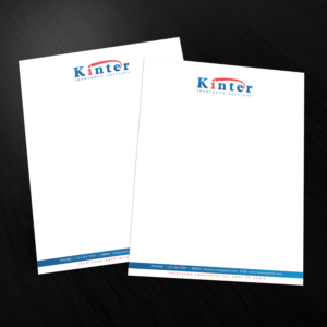 Letterhead Design by SL Designer for Kinter Insurance Services  | Design: #22205079