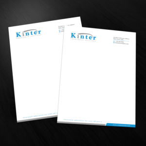 Letterhead Design by SL Designer for Kinter Insurance Services  | Design: #22205081