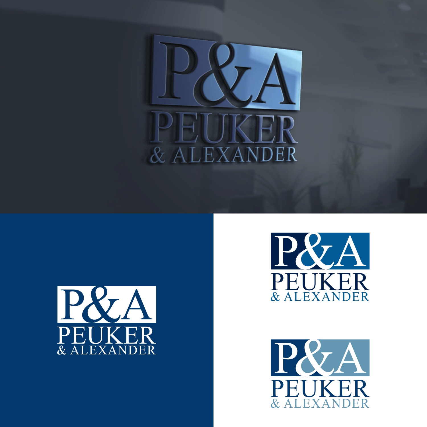 Diseño de Logo por sinau_nggambar para Peuker & Alexander | Diseño #22207285