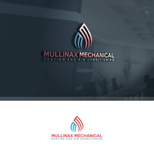 Logo Design by MG.graphics for Mullinax Mechanical Heating and Air Conditioning | Design: #22190001