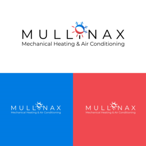 Logo Design by hardyn for Mullinax Mechanical Heating and Air Conditioning | Design: #22191603