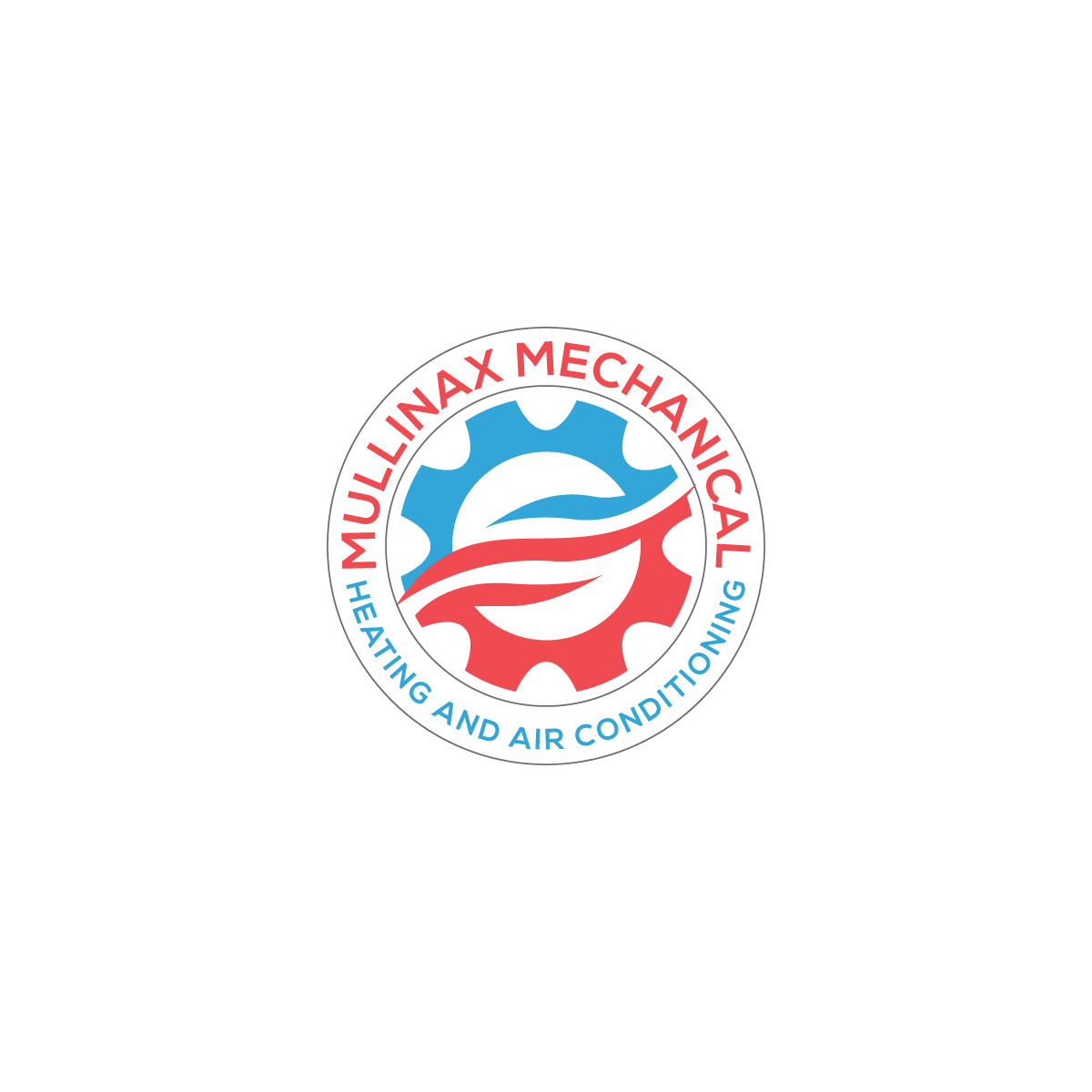 Bold, Serious Logo Design for Mullinax Mechanical Heating and Air ...