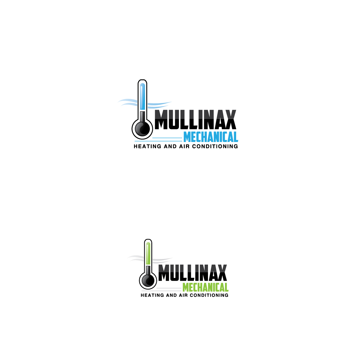 Logo Design by SK Creation for Mullinax Mechanical Heating and Air Conditioning | Design #22189946