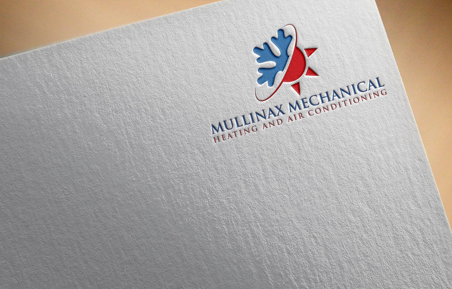 Logo Design by rocklee for Mullinax Mechanical Heating and Air Conditioning | Design #22207381