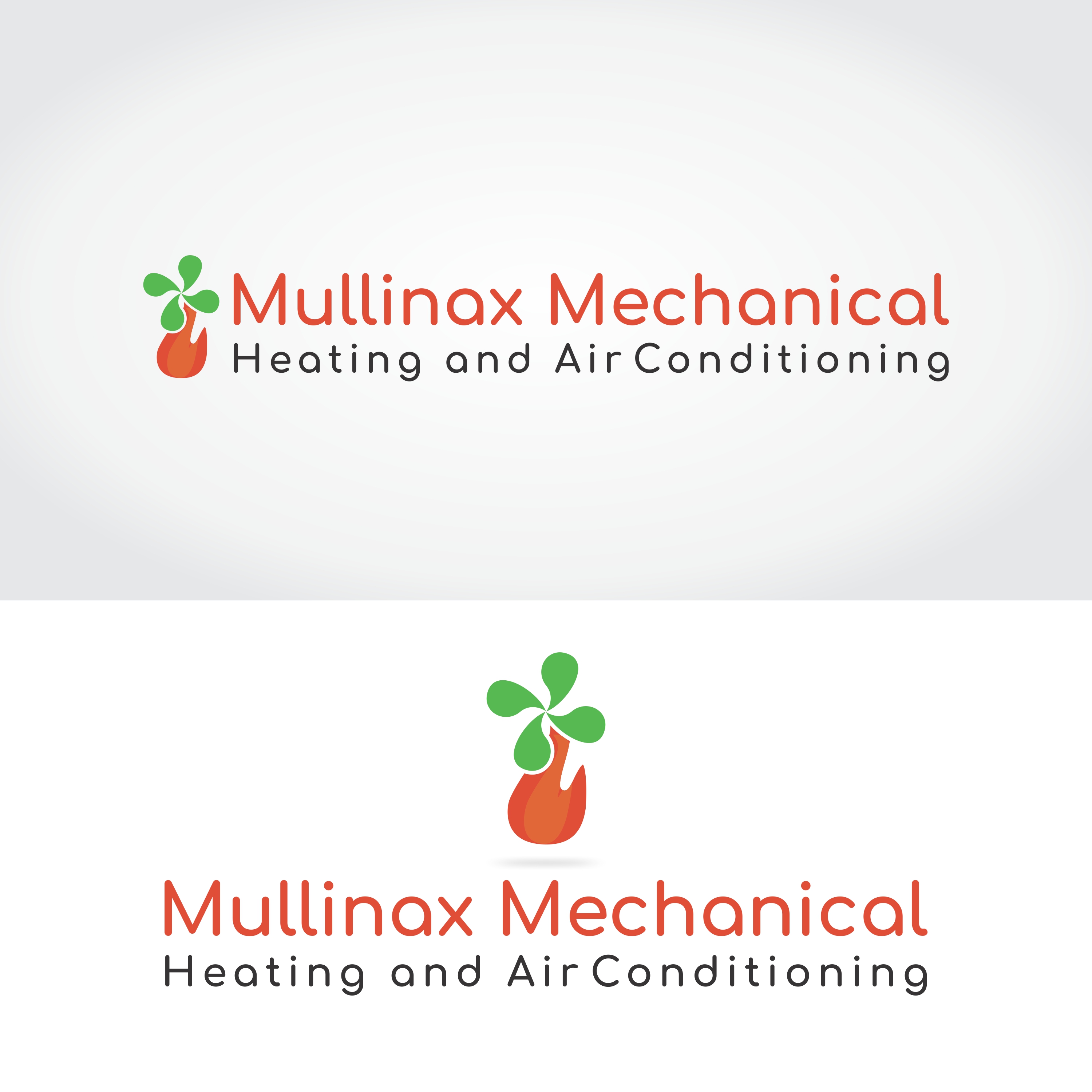 Logo Design by Swapnil Mehta - VectaPix for Mullinax Mechanical Heating and Air Conditioning | Design #22211569