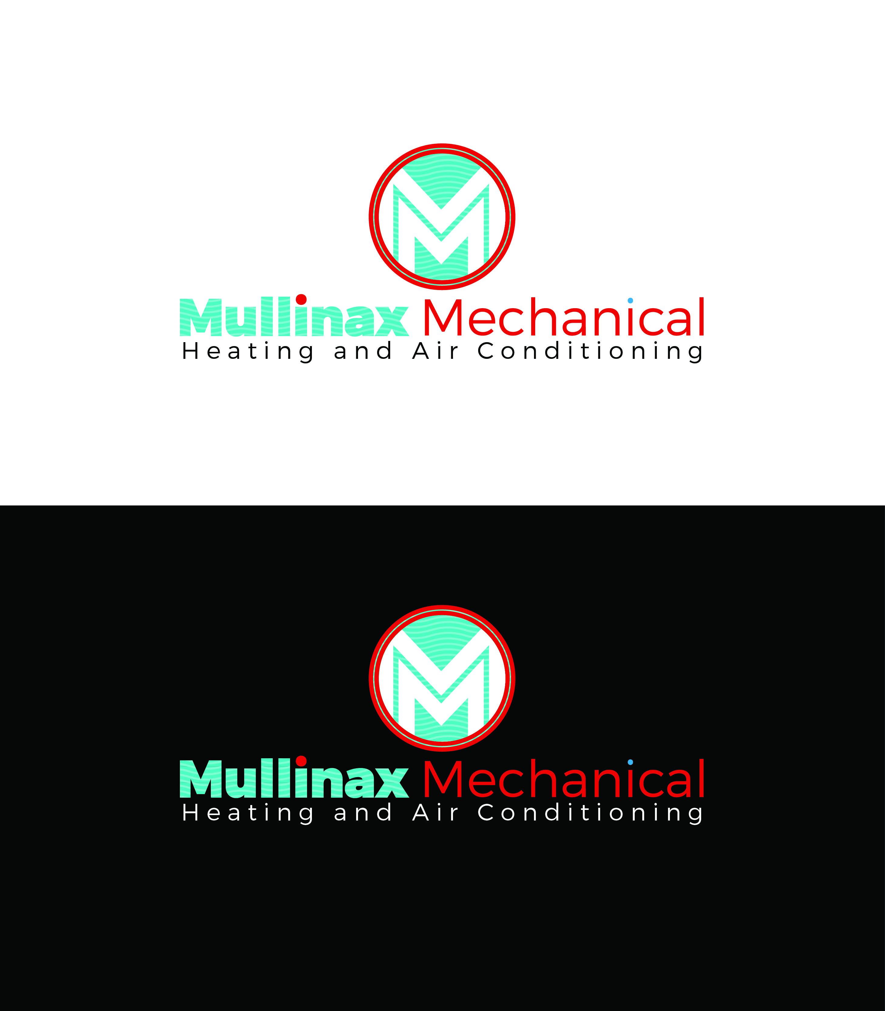 Logo Design by JohnDigiTech for Mullinax Mechanical Heating and Air Conditioning | Design #22231742