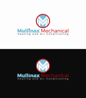 Logo Design by JohnDigiTech for Mullinax Mechanical Heating and Air Conditioning | Design: #22231742