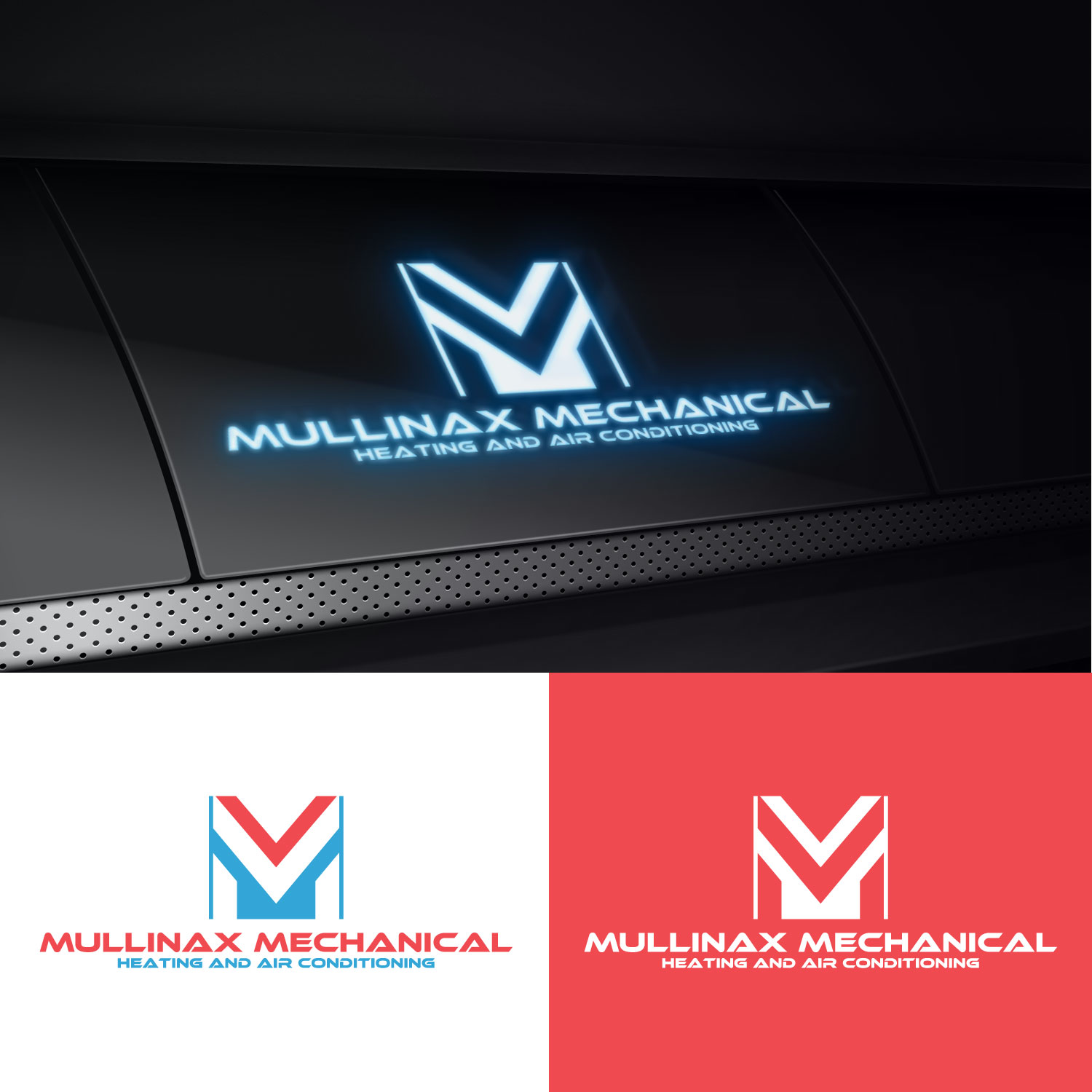 Logo Design by Tonmoyy for Mullinax Mechanical Heating and Air Conditioning | Design #22204707