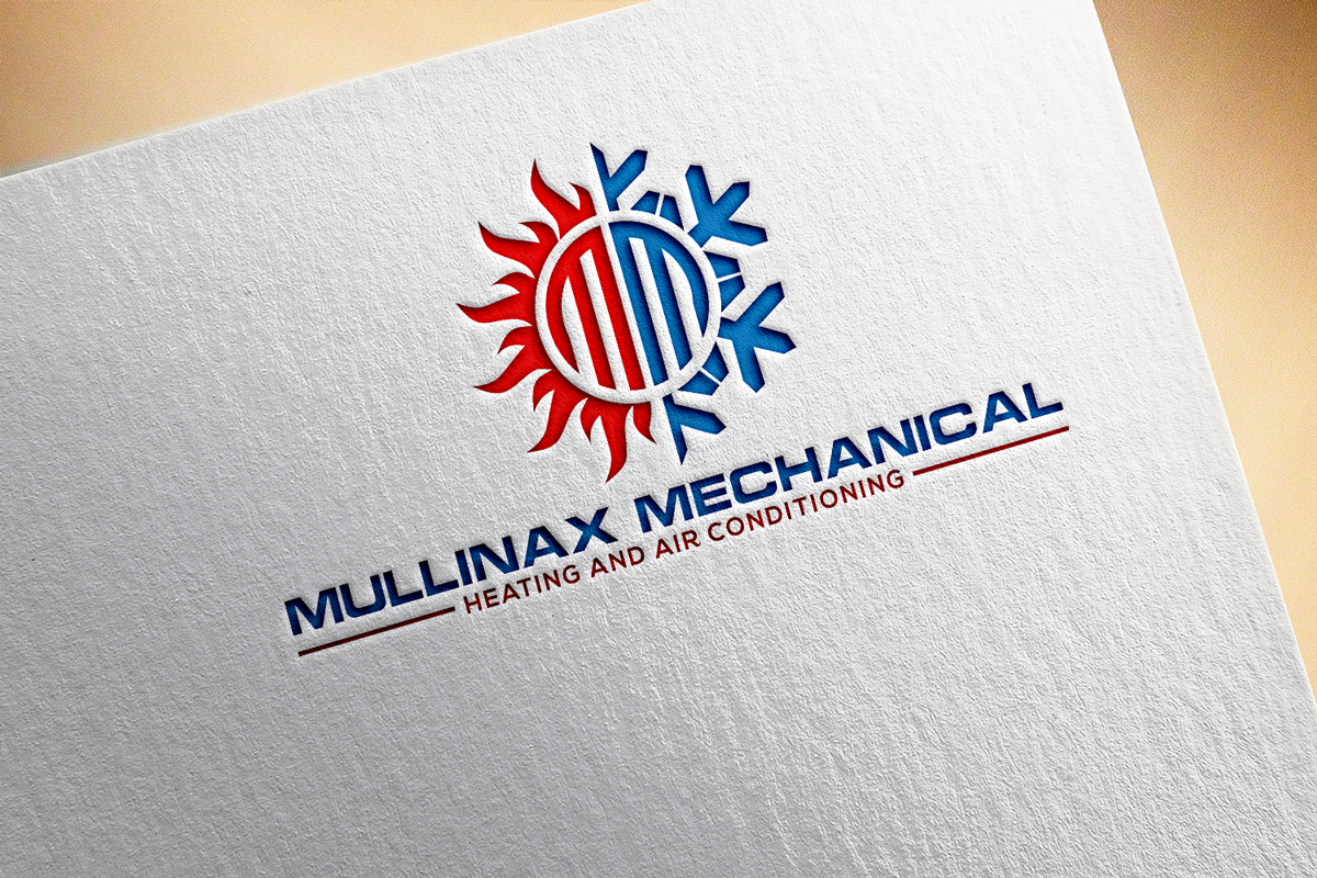 Logo Design by Hatha for Mullinax Mechanical Heating and Air Conditioning | Design #22184513