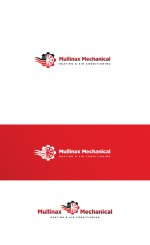 Logo Design by Anggerism for Mullinax Mechanical Heating and Air Conditioning | Design: #22182154