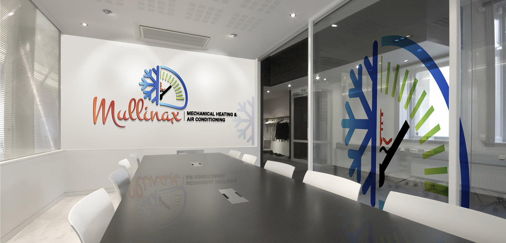 Logo Design by Meraj Ul Arfeen for Mullinax Mechanical Heating and Air Conditioning | Design #22188199