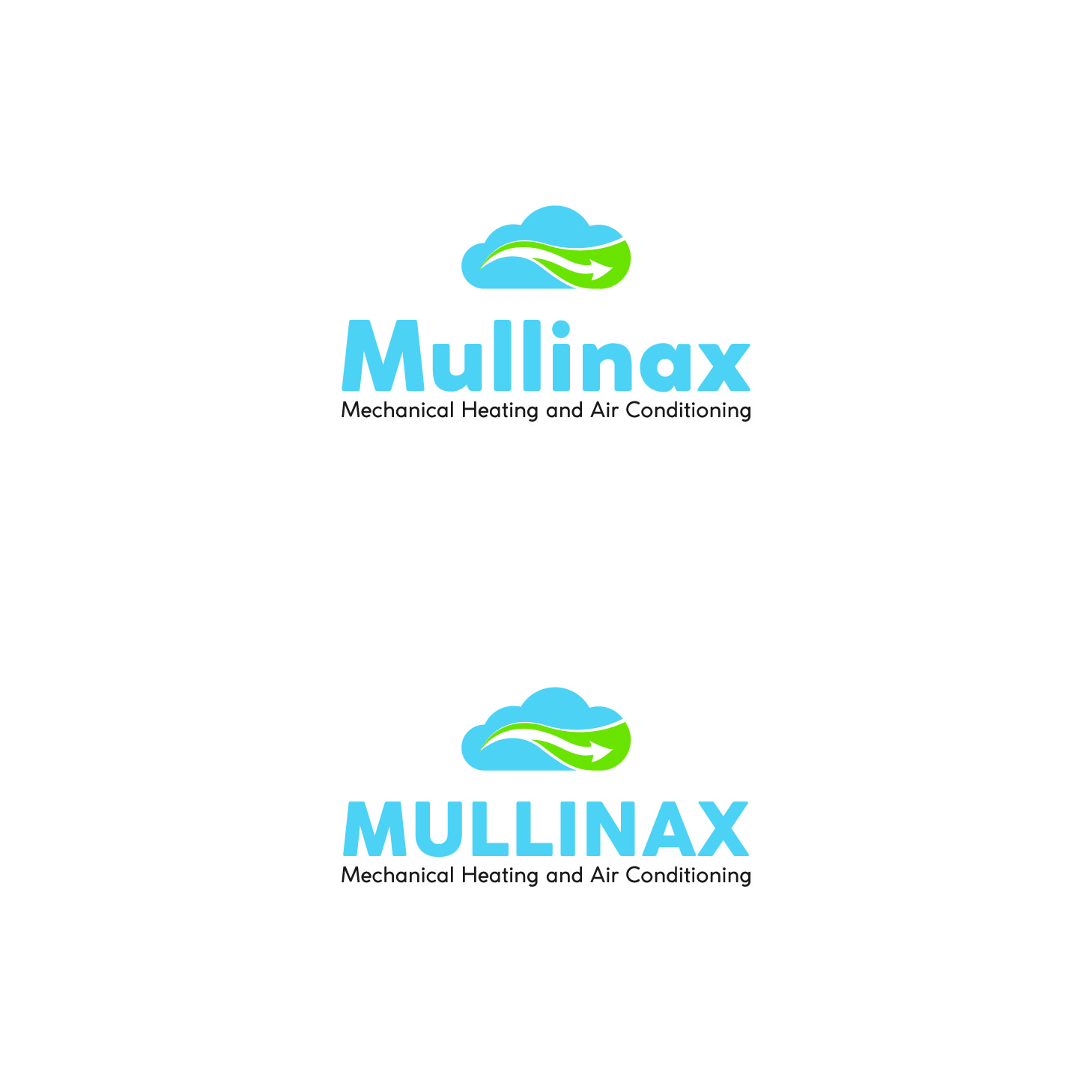 Logo Design by BLH14 for Mullinax Mechanical Heating and Air Conditioning | Design #22188356