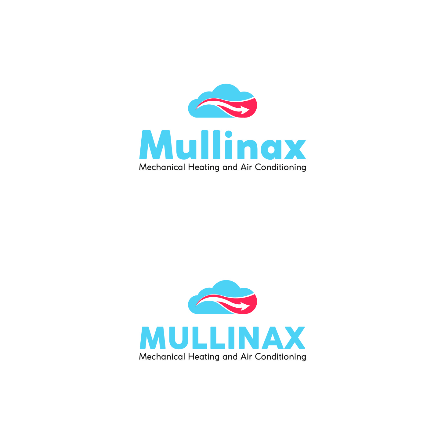 Logo Design by BLH14 for Mullinax Mechanical Heating and Air Conditioning | Design #22188357