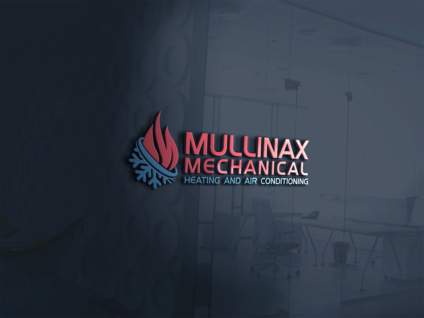 Logo Design by Rnxtx for Mullinax Mechanical Heating and Air Conditioning | Design #22190808