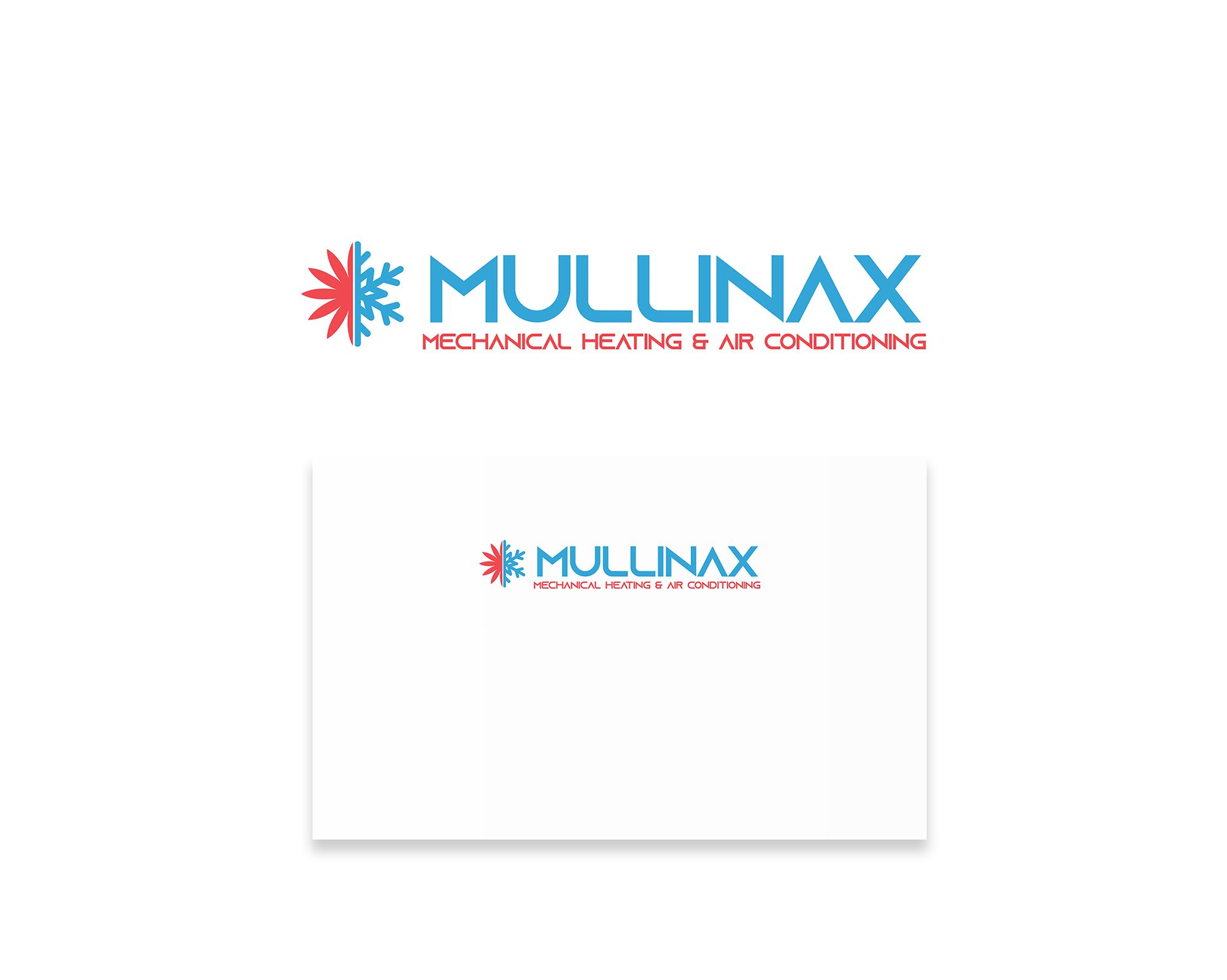Logo Design by Nico B for Mullinax Mechanical Heating and Air Conditioning | Design #22181488
