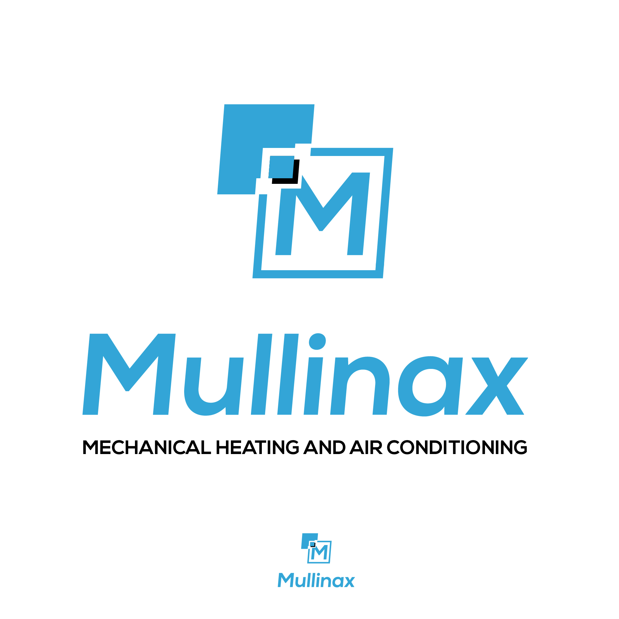 Logo Design by Paul creations for Mullinax Mechanical Heating and Air Conditioning | Design #22191495