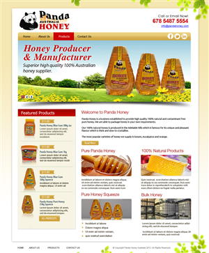 Web Design by OM for this project | Design: #761852