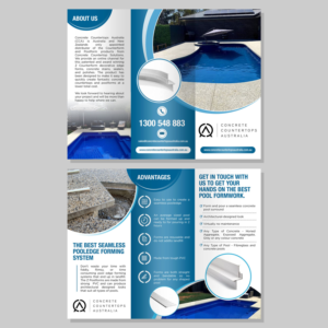 Concrete Countertops Australia - Pool Flyer | Diseño de Flyer por aspiremedia