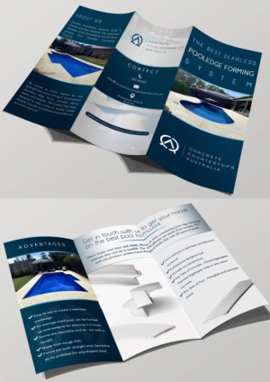 Concrete Countertops Australia - Pool Flyer | Diseño de Flyer por Adnan.design