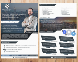 Flyer to University MBA Directors about my new online course | Flyer Design by Adnan.design