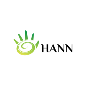 HANN and the aformentiomed catch phrase concept using HANN (hand) | Logo Design by rozT