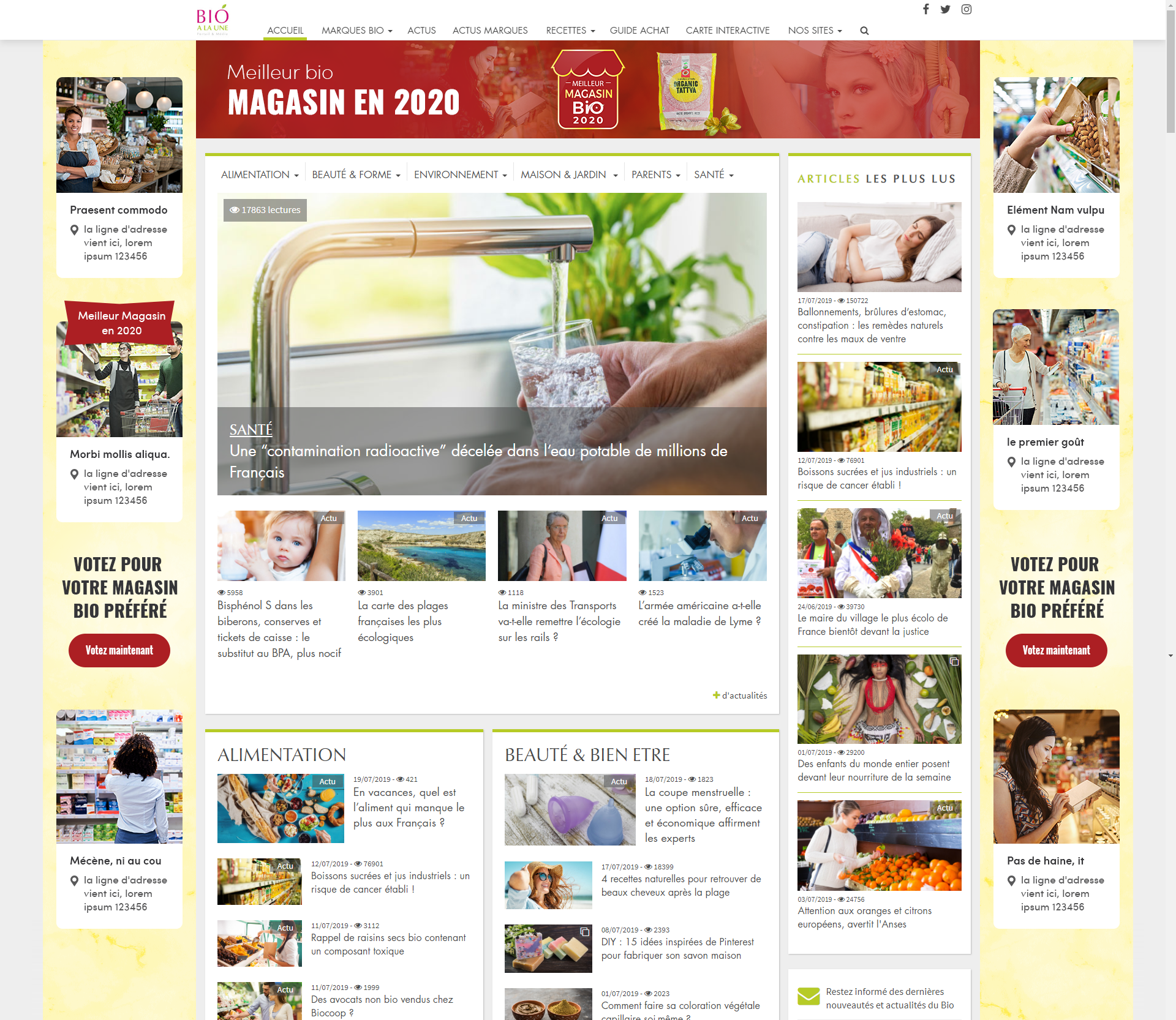 Web Design by Tushar 14 for BIOTOPIA | Design #22216674