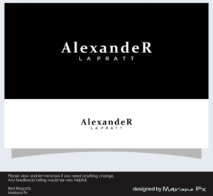 Alexander LaPratt/ LaPratt/ La Pratt | Logo Design by Mariono Fx
