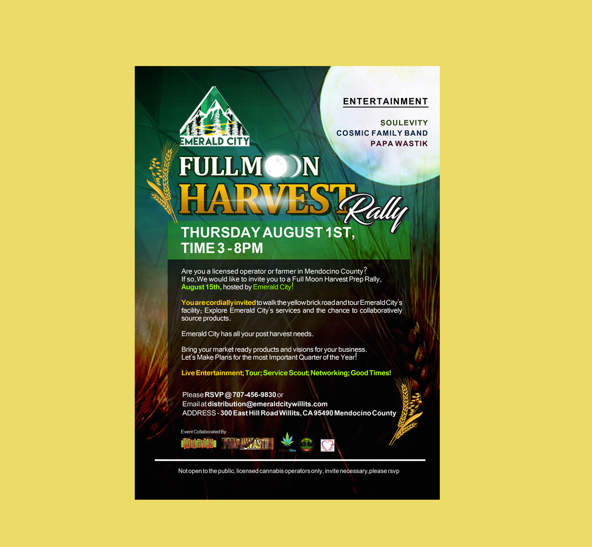 Flyer Design by NatPearlDesigns for Mendocino Conscious Endeavors  | Design #22190065