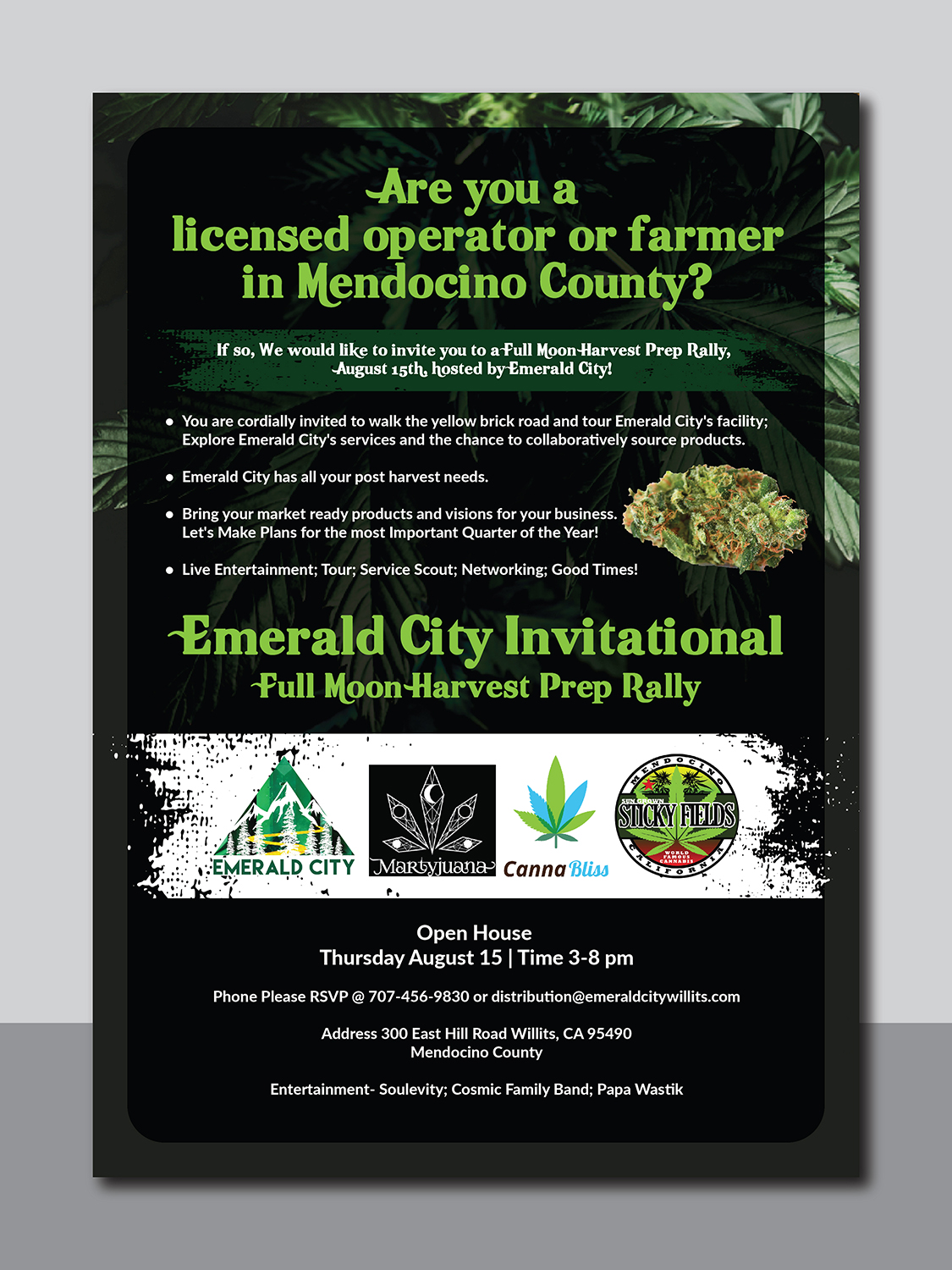 Diseño de Flyer por Deziners Zone para Mendocino Conscious Endeavors  | Diseño #22184237