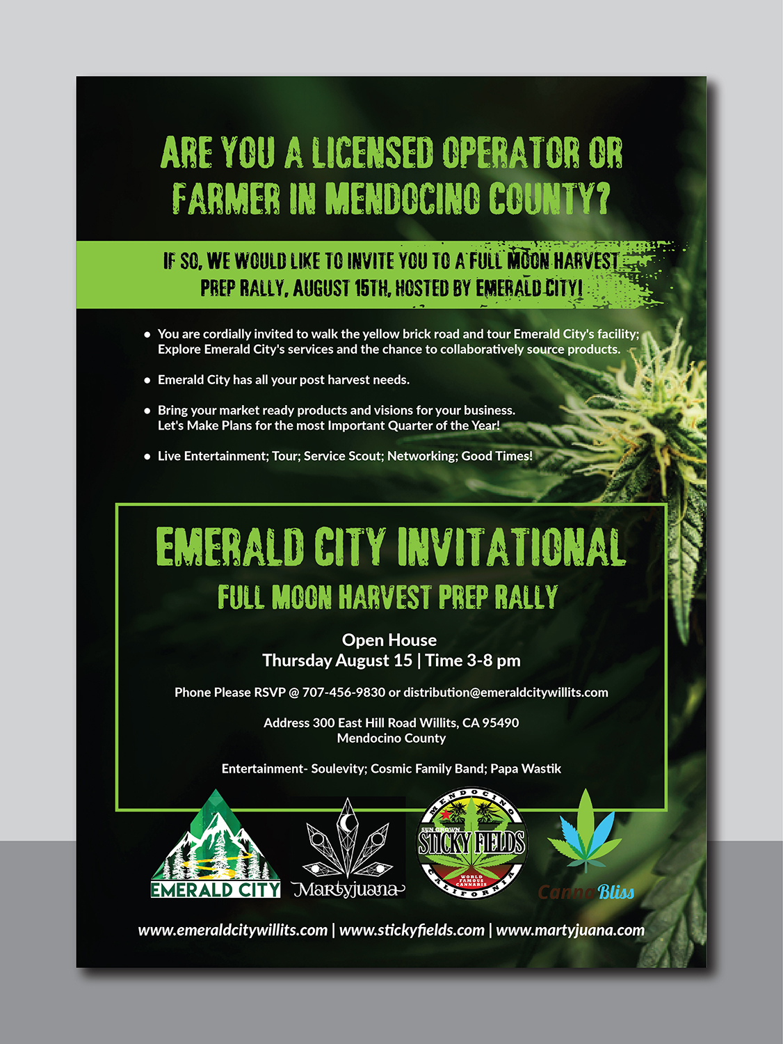 Flyer Design by Deziners Zone for Mendocino Conscious Endeavors  | Design #22184238