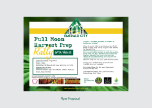 Mendocino County Cannabis Business Needs Poster/Playbill Design for Event "Emerald City Invi... | Design de Flyer par Benson M.