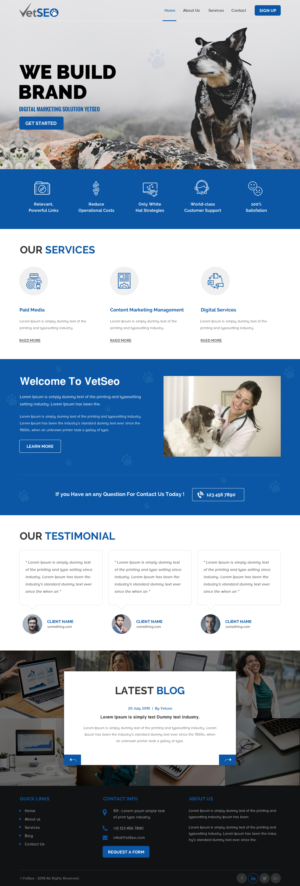 Wordpress Design by rightway for this project | Design #22200545