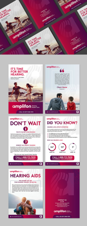Hearing aid company looking for educational booklet/brochure | Diseño de Brochure por SAI DESIGNS