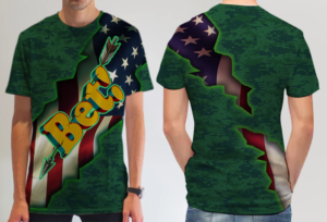 Archery Hunting Camo All Over Sublimation Cut & Sew fabric | Diseño de Camiseta por Uprinteez