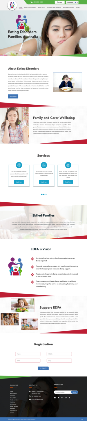 Diseño Wordpress por pb para EDFA | Diseño: #22199841