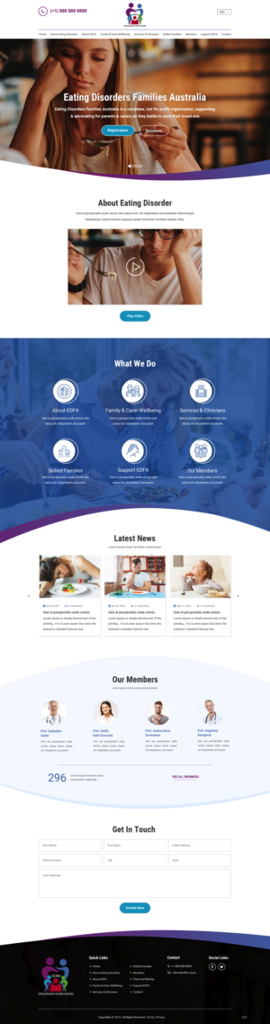 Diseño Wordpress por pb para EDFA | Diseño: #22199842
