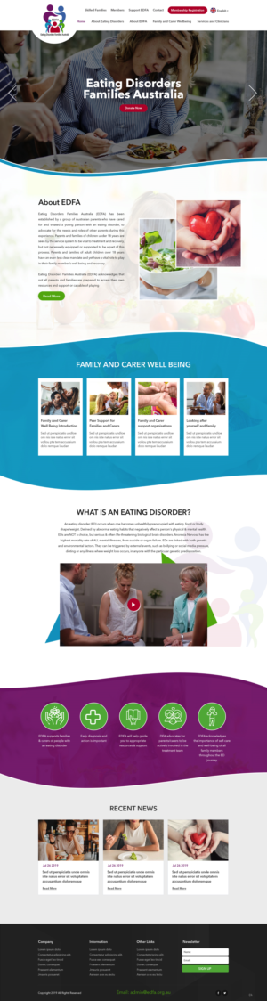 Diseño Wordpress por pb para EDFA | Diseño: #22199846