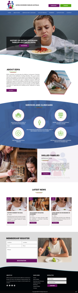 Diseño Wordpress por pb para EDFA | Diseño: #22199906