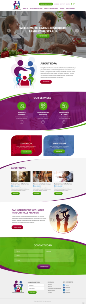 Design Wordpress par pb pour EDFA | Design #22199908