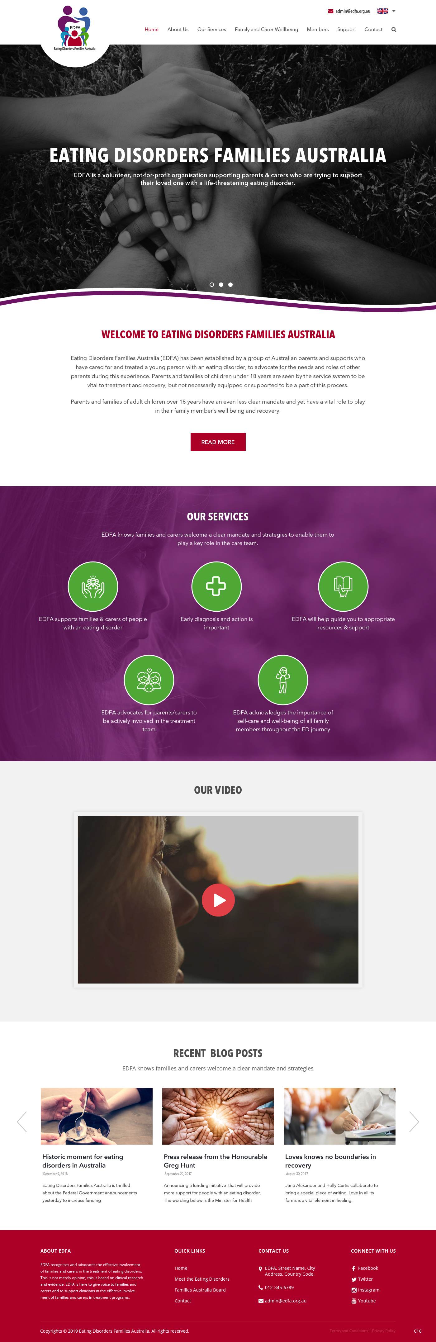 Diseño Wordpress por pb para EDFA | Diseño #22199909