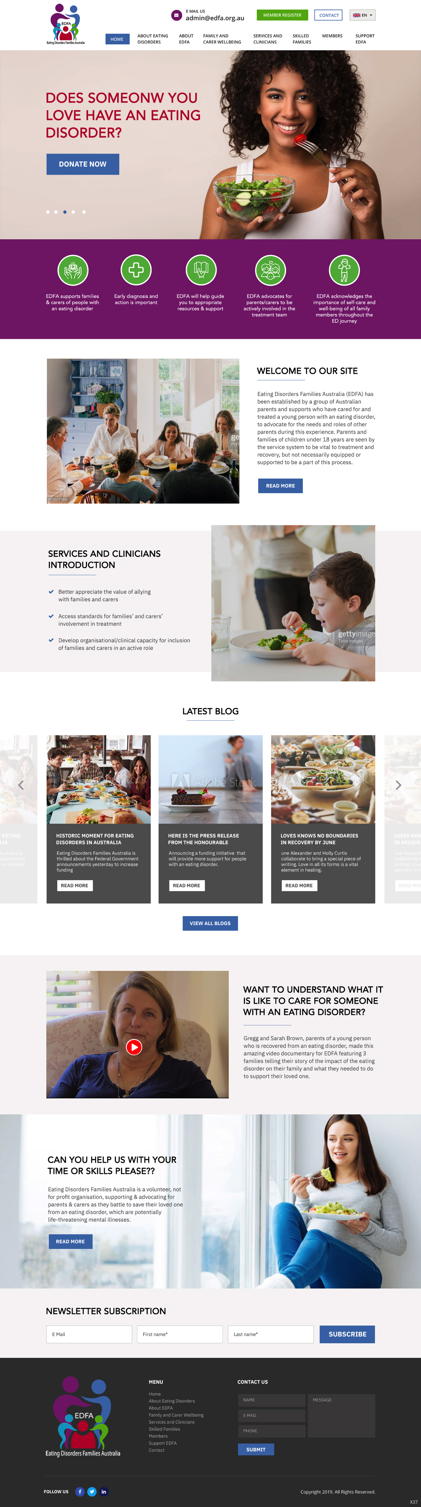 Wordpress Design by pb for EDFA | Design #22199913