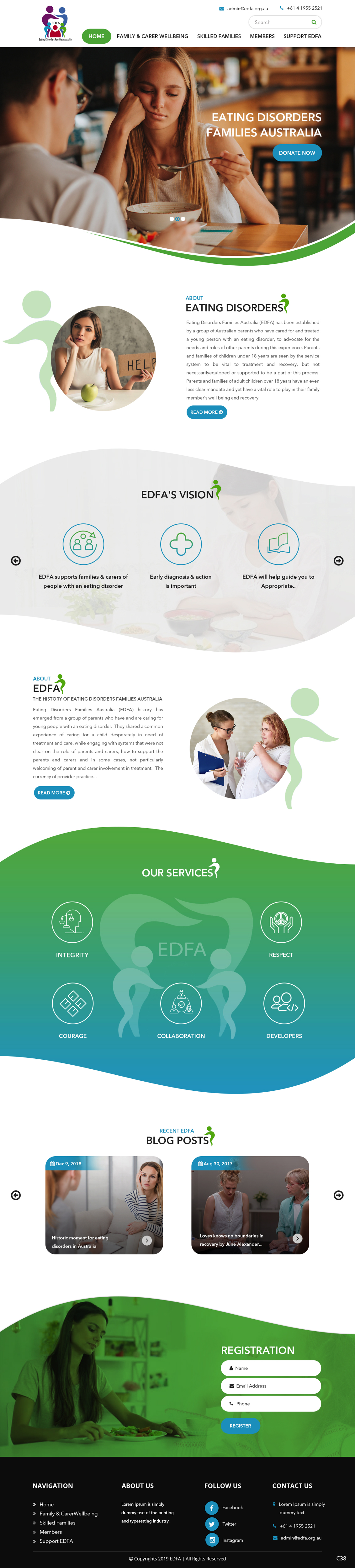 Wordpress Design by pb for EDFA | Design #22208929