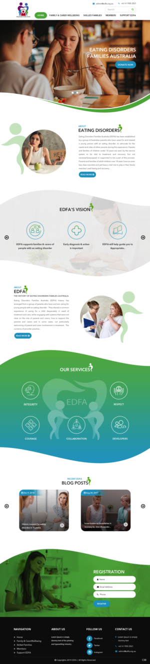 Diseño Wordpress por pb para EDFA | Diseño: #22208929