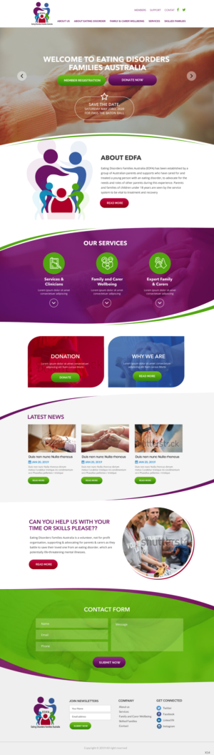 Diseño Wordpress por pb para EDFA | Diseño: #22299448