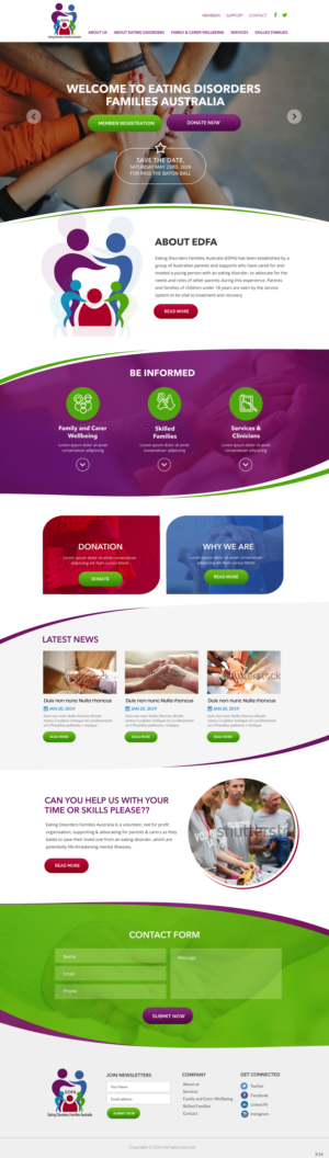 Diseño Wordpress por pb para EDFA | Diseño: #22333827