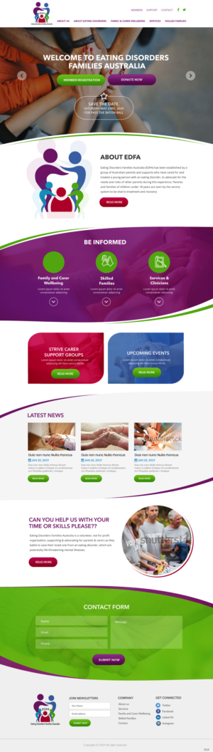 Diseño Wordpress por pb para EDFA | Diseño: #22399798