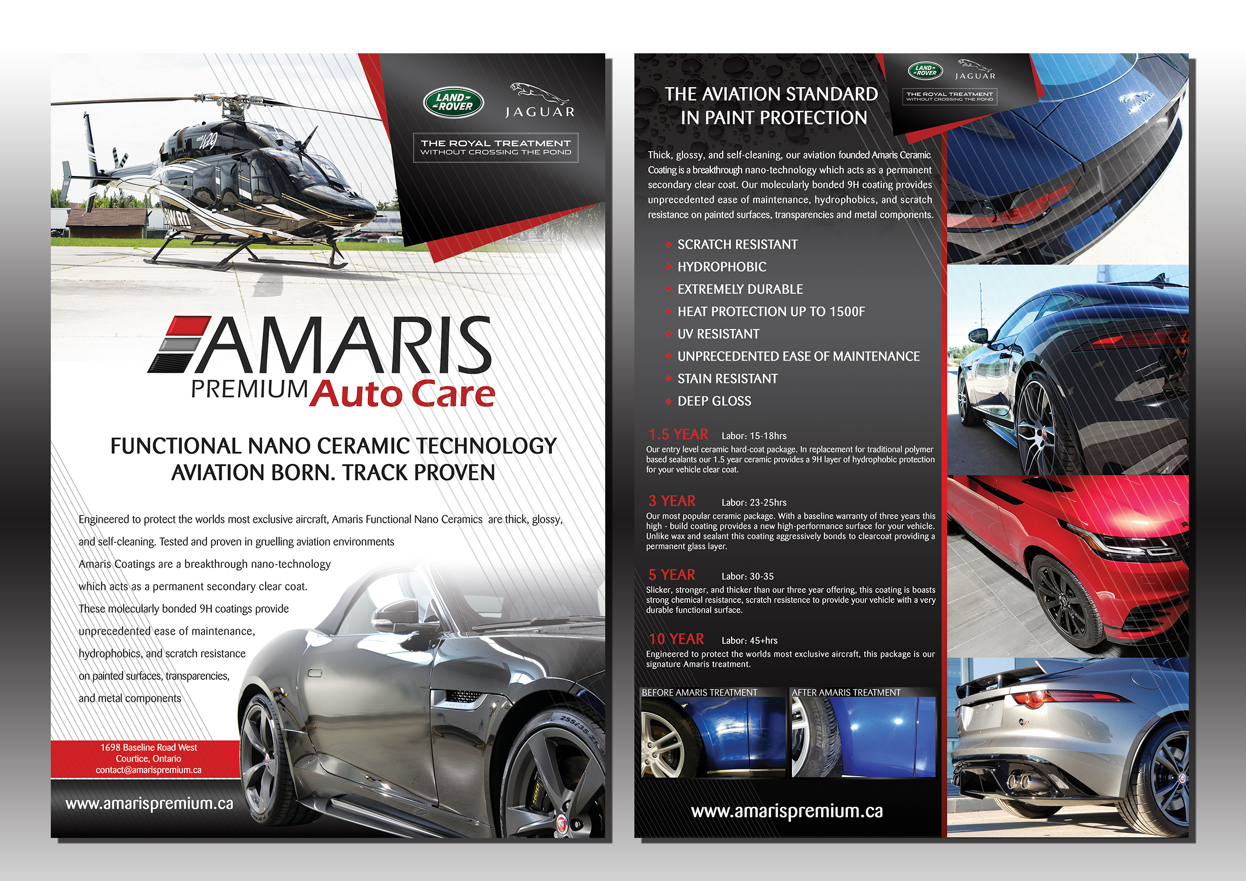 Flyer Design by Rozita for Amaris Premium Auto Care | Design #22204683